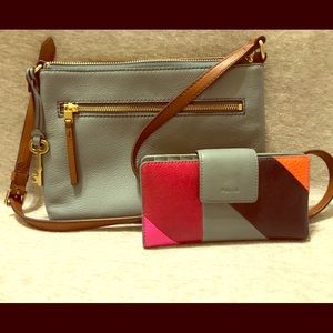 Fossil Fiona crossbody and wallet